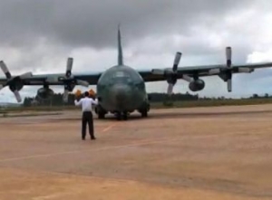 Hércules da FAB inaugura o novo Aeroporto de Vitória da Conquista