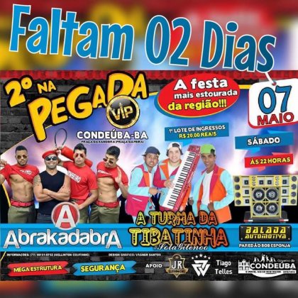 Condeúba: Faltam 2 dias para o 2º Na Pegada Vip