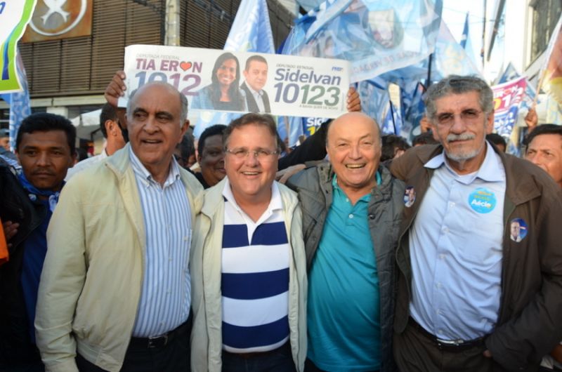 Paulo Souto e Geddel hoje em Vitória da Conquista